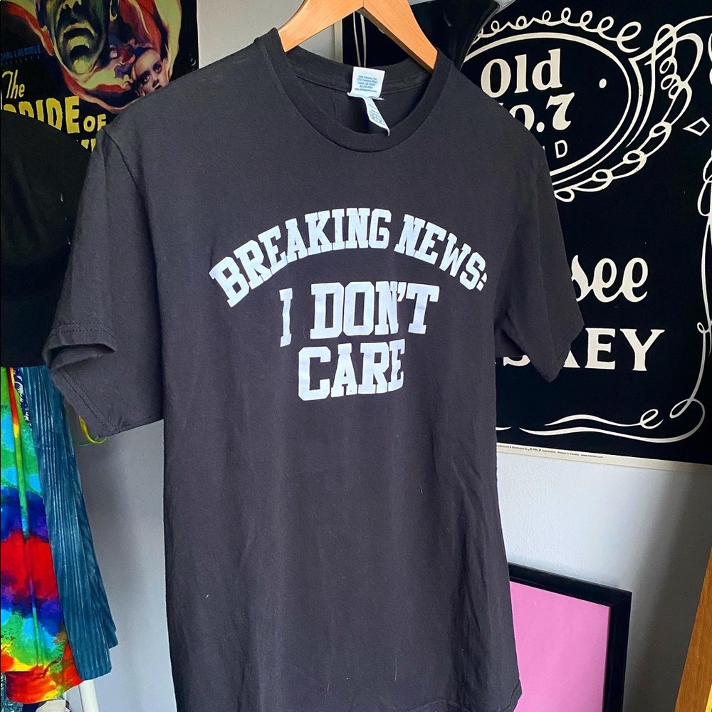 Vintage Worn in I Dont Care Tee